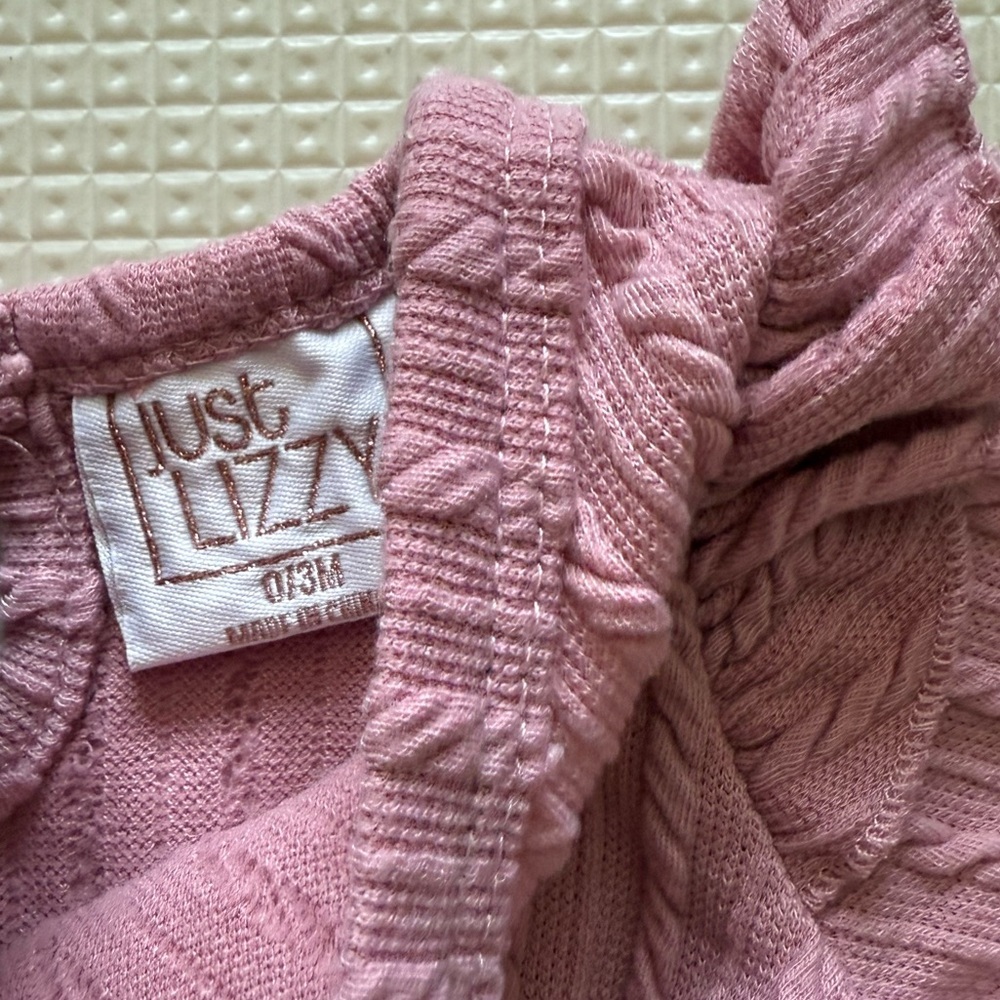Pink Ruffled Kids Casual Dress - Picture 5 of 6